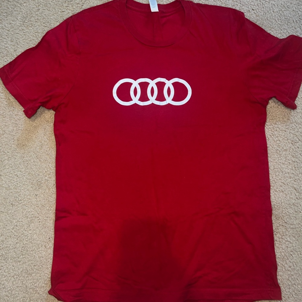 Audi Red Short Sleeve Men's Tee
